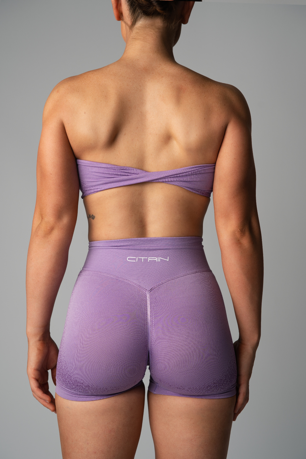 FADED SEAMLESS BANDEAU - PURPLE