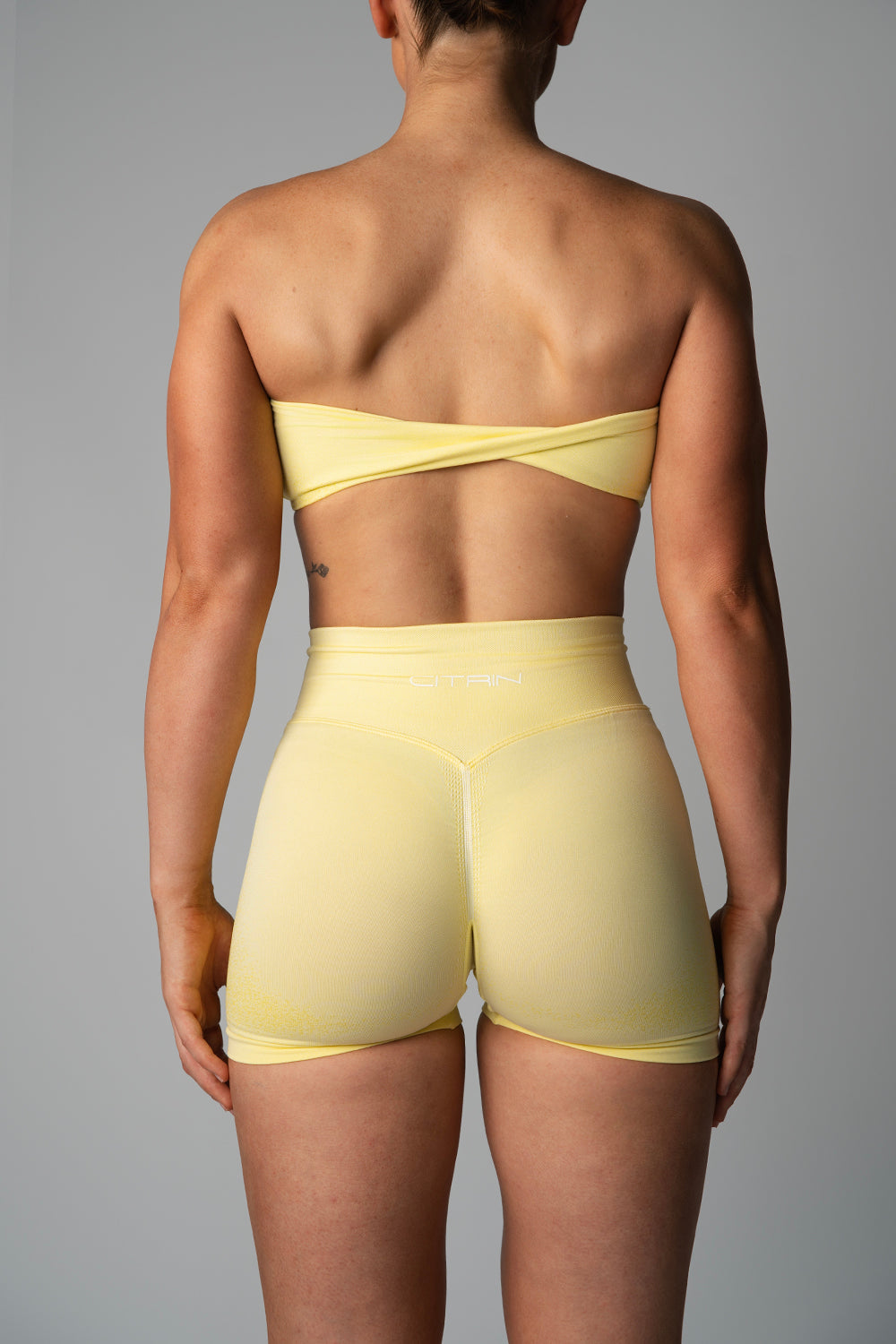 FADED SEAMLESS BANDEAU - YELLOW