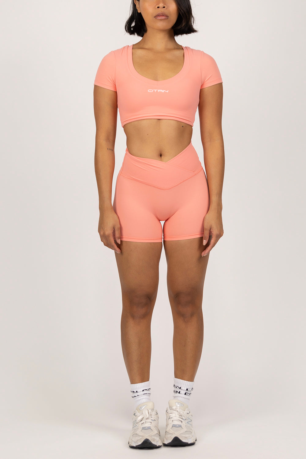 LA BELLE BABY CROP - DEEP PEACH