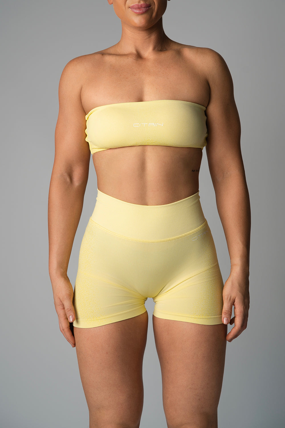 FADED SEAMLESS BANDEAU - YELLOW