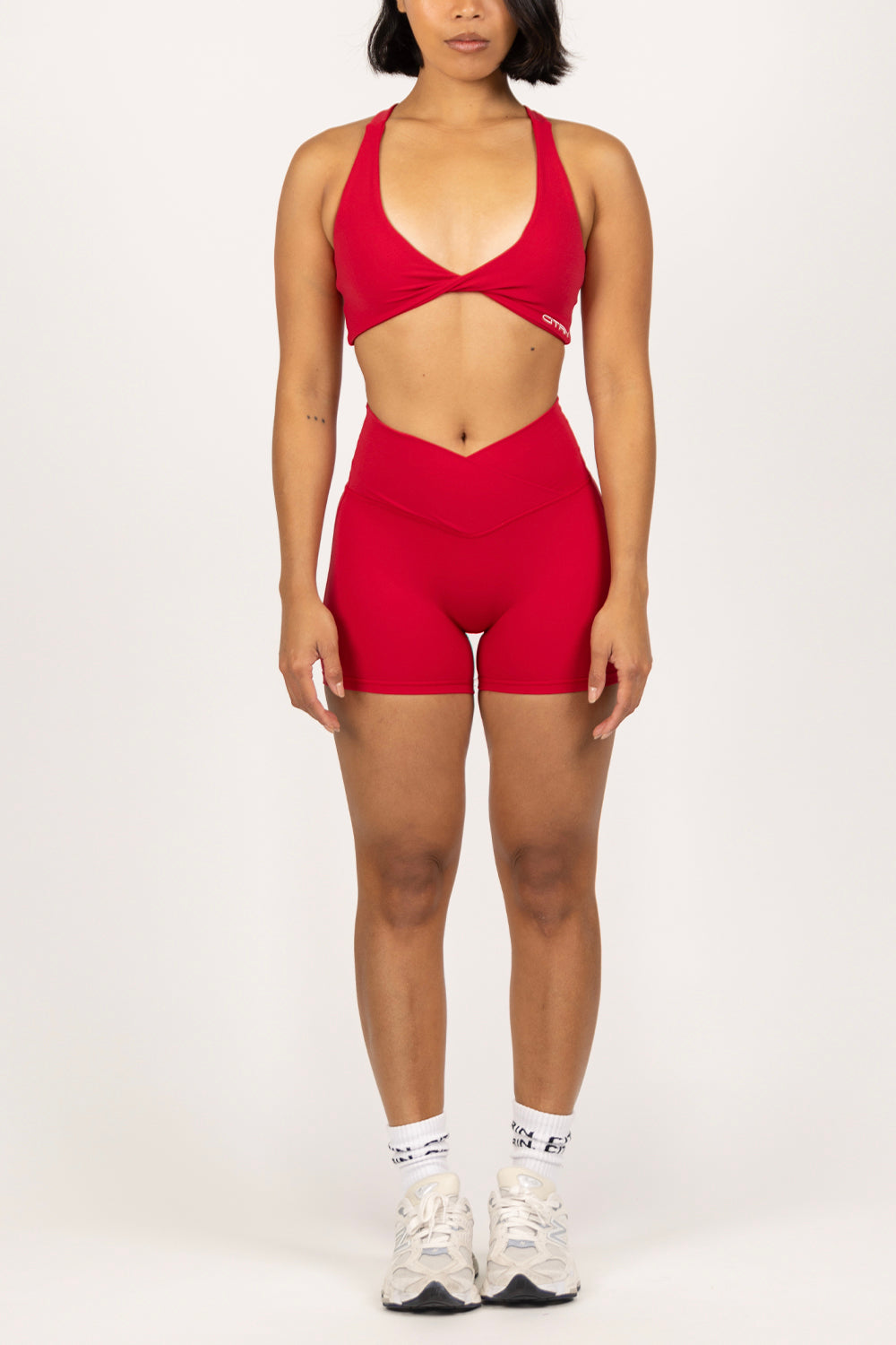 LA BELLE TWIST BRA - CHEERY RED