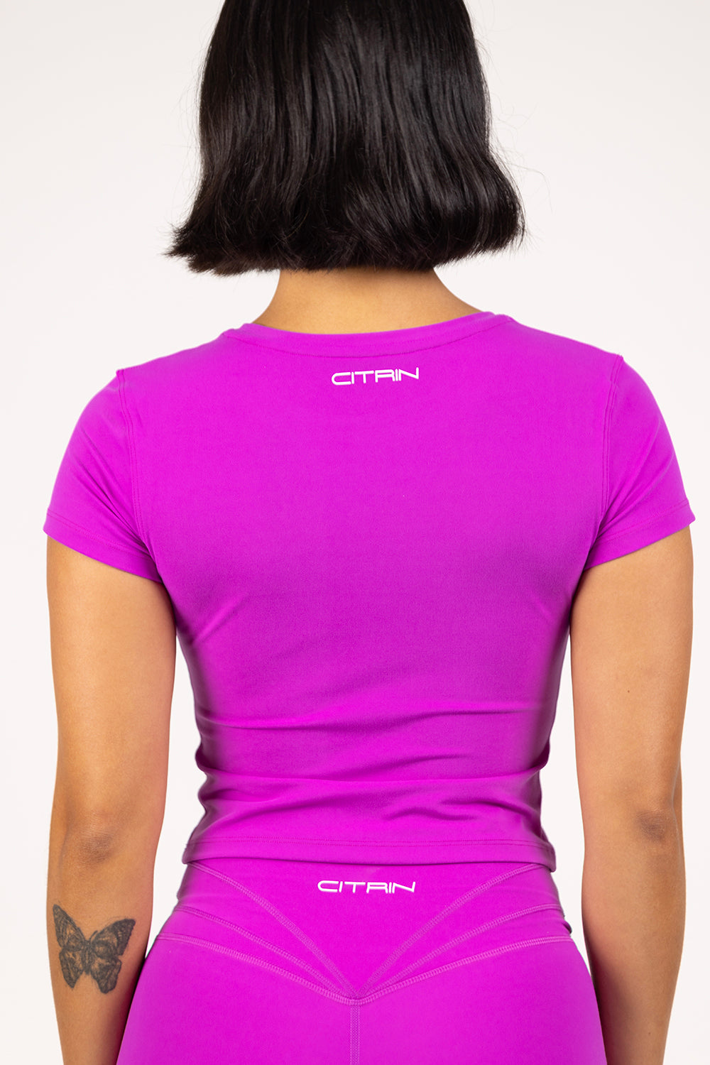 LA BELLE MIDI CROP - DEEP FUCHSIA