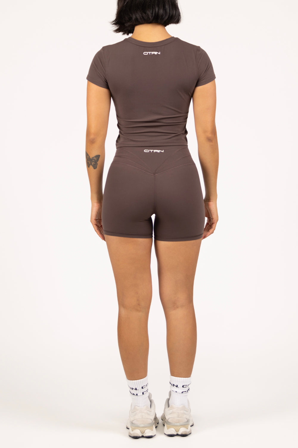 LA BELLE MIDI CROP - DEEP MOCHA