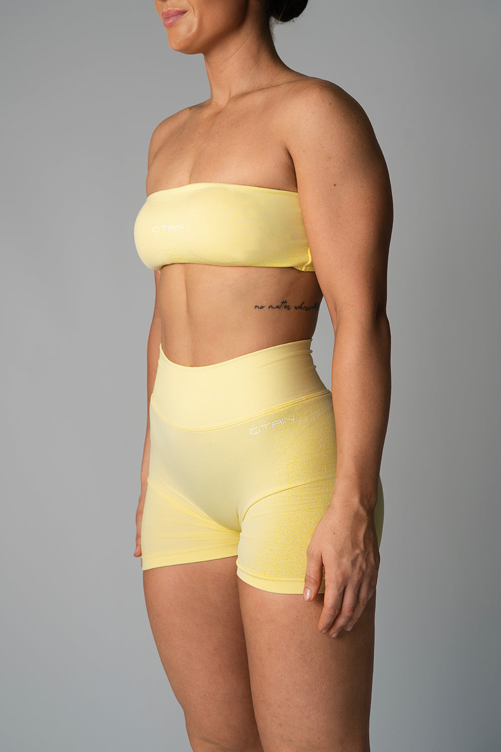 FADED SEAMLESS BANDEAU - YELLOW