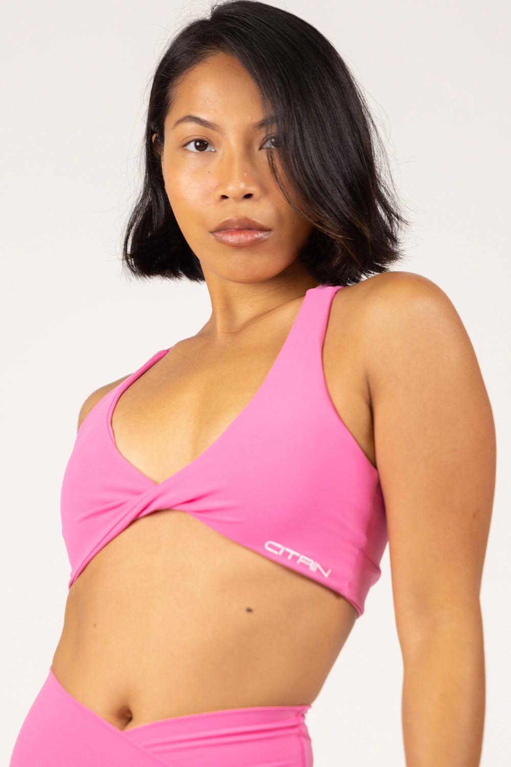 LA BELLE TWIST BRA - BARBIE PINK